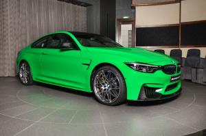 BMW M4 Coupe in Signal Green with M Performance Body Kit by Abu Dhabi Motors 2018 года